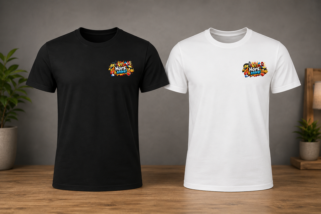 "Vi hörs & störs" t-shirt herr (litet tryck)