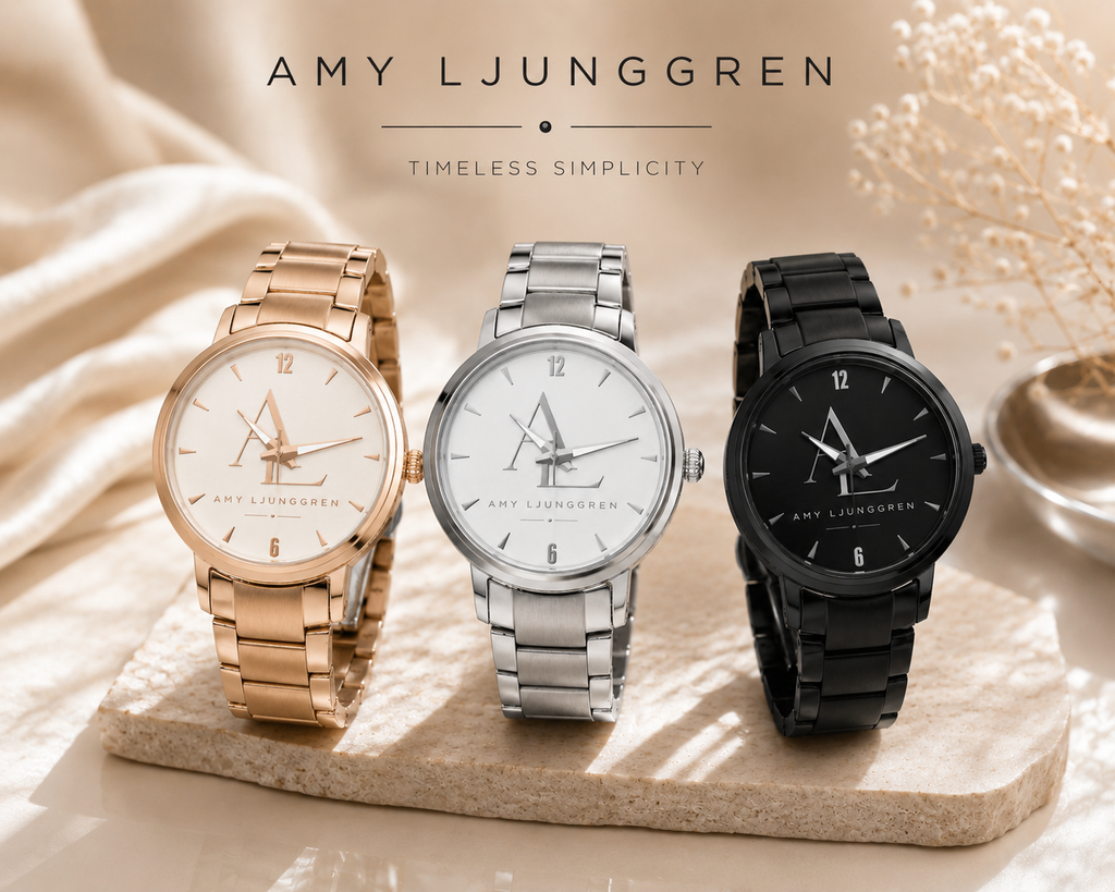 Armbandsur i rostfritt stål för både honom och henne!