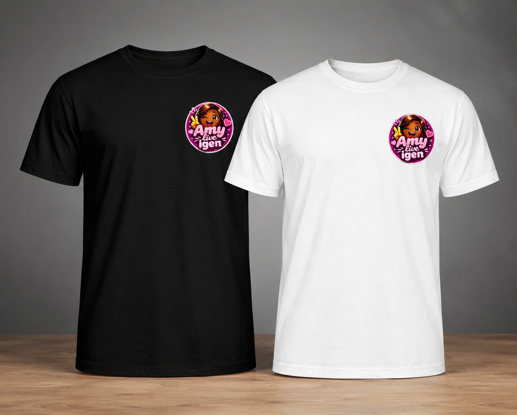 "Amy live igen" t-shirt herr (litet tryck)