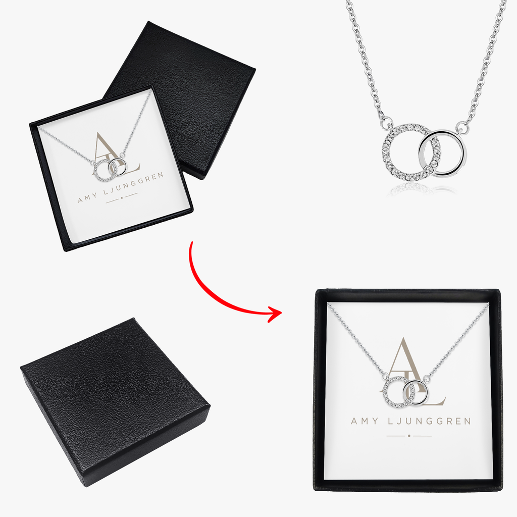 Silverhalsband "Evig förbindelse"