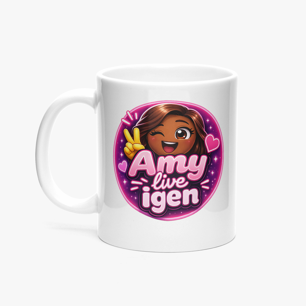 "Amy live igen" mugg
