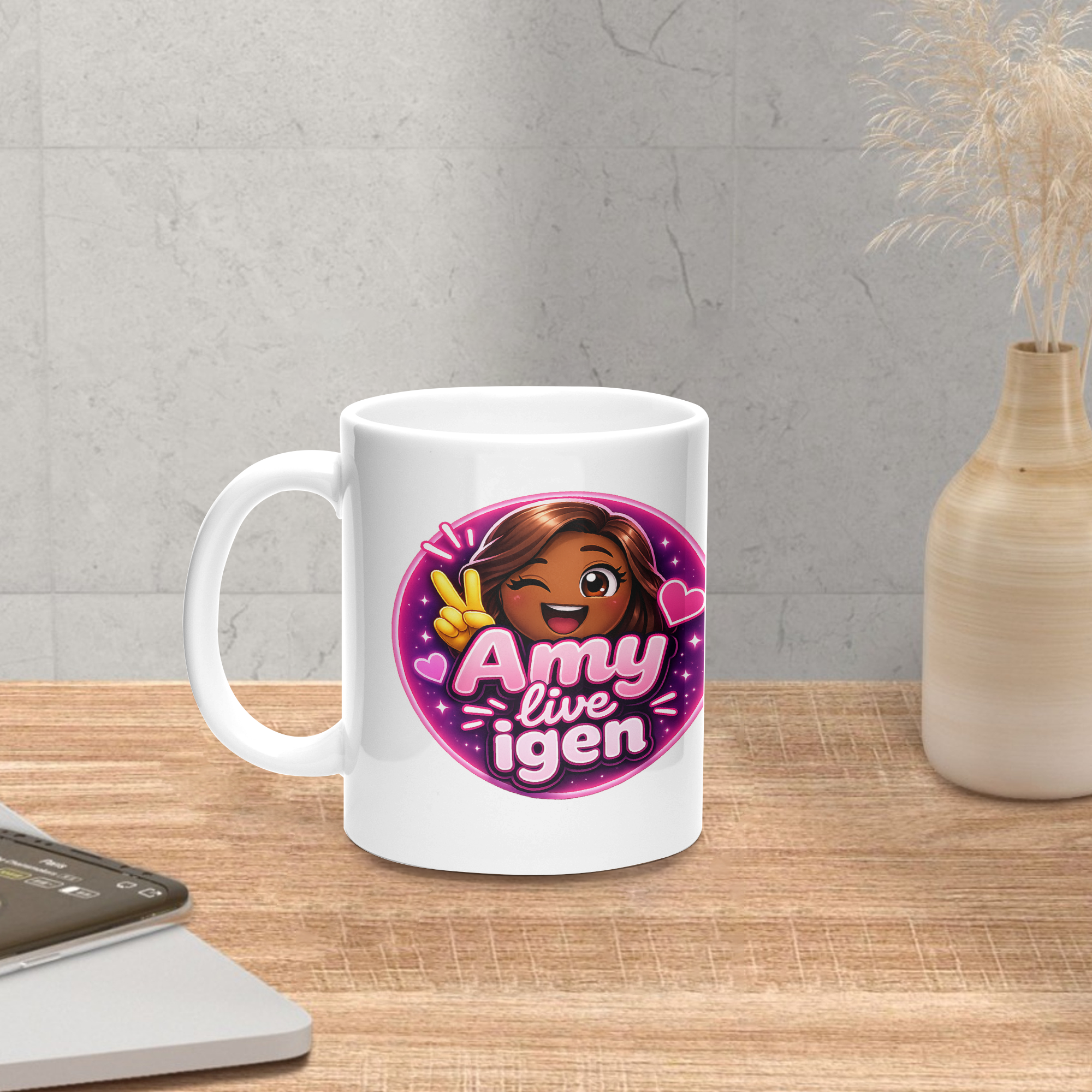 "Amy live igen" mugg