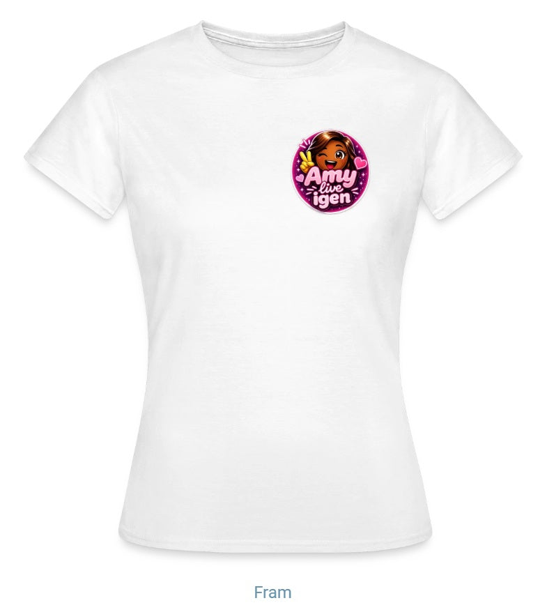 "Amy live igen" t-shirt dam (litet tryck)