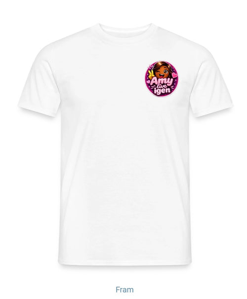 "Amy live igen" t-shirt herr (litet tryck)