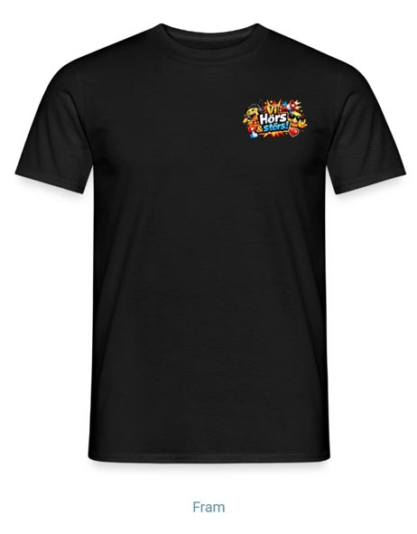 "Vi hörs & störs" t-shirt herr (litet tryck)