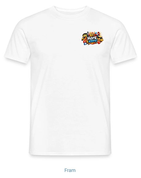 "Vi hörs & störs" t-shirt herr (litet tryck)
