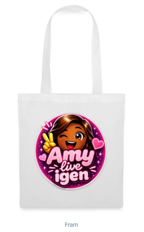 "Amy live igen" tygväska